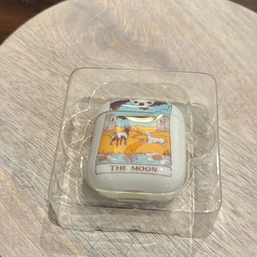 Urban Outfitters NWT Silicone AirPods Case - The Moon Design
